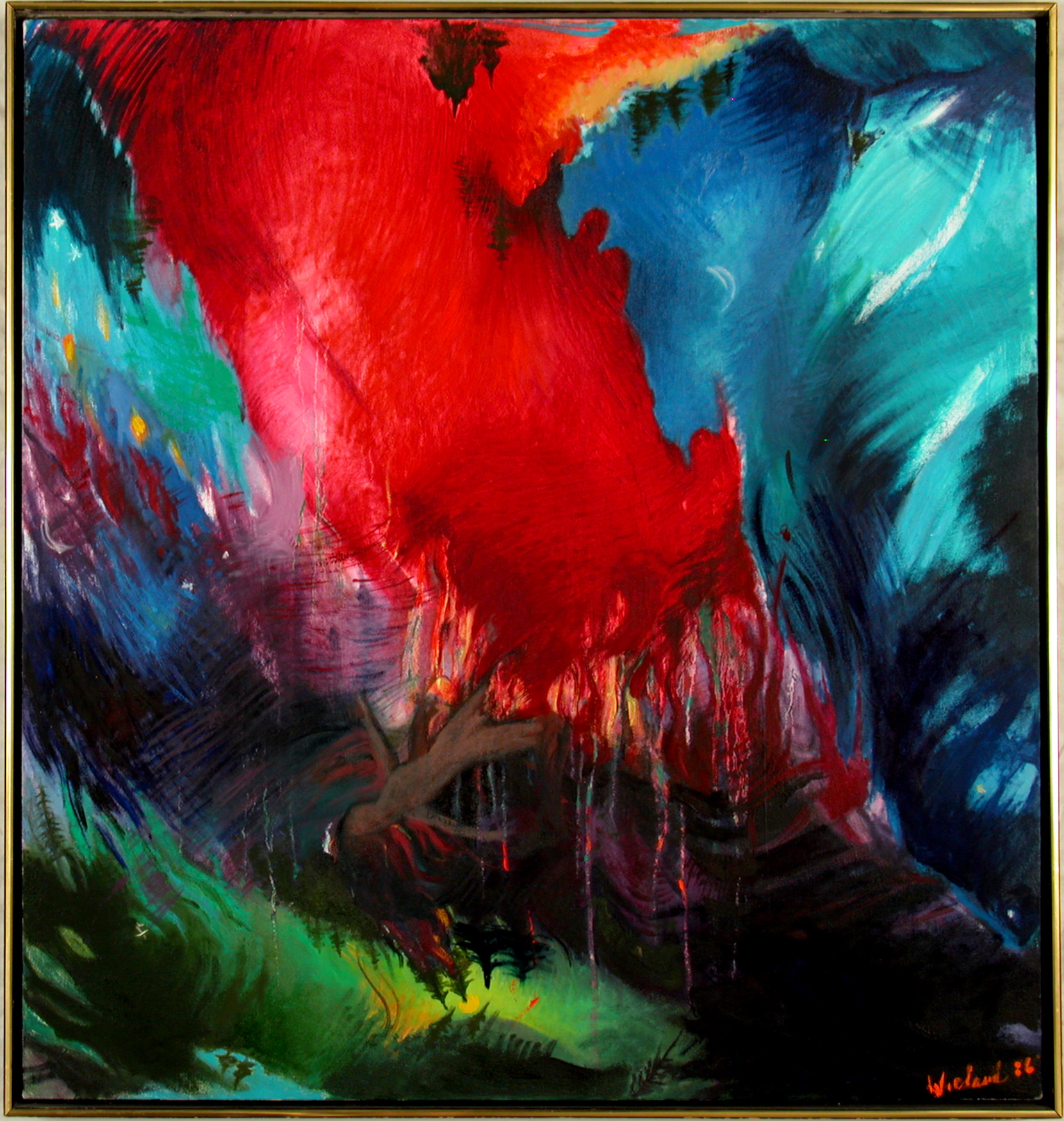 Image of Joyce Wieland: Fire at the River