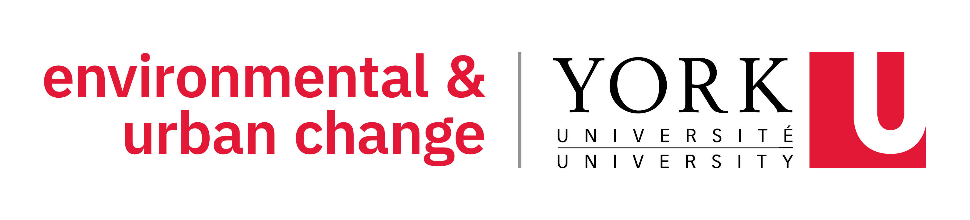 york university environmental & urban change logo