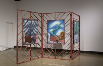 gallery view of exhibition installation