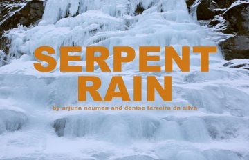 video title screen with serpent rain written across in orange letters