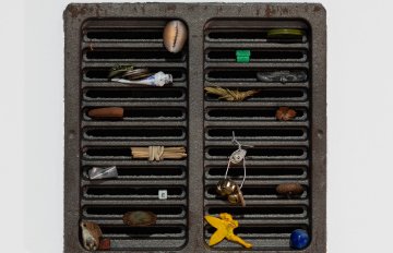 A small gathering of objects serving as an offering