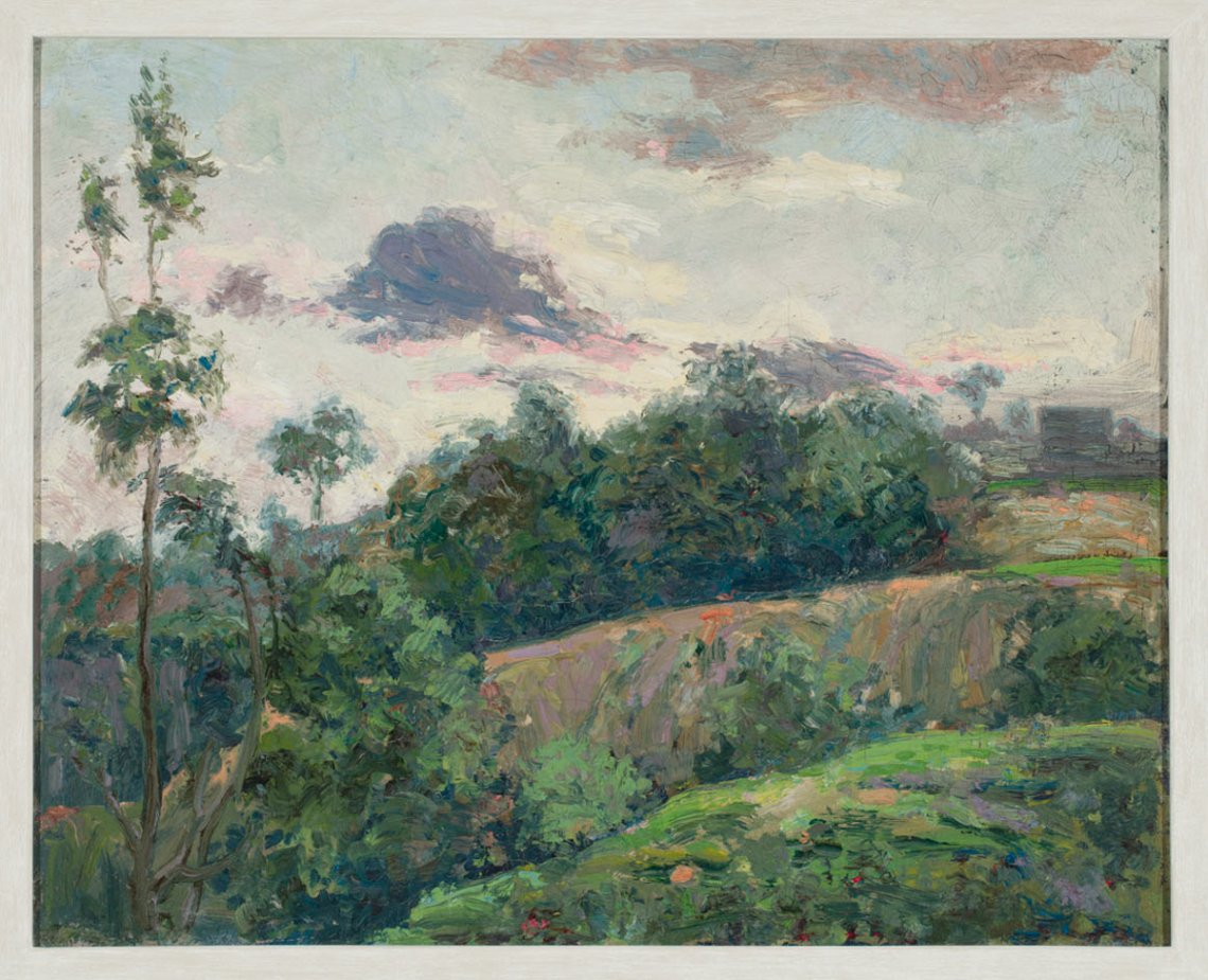 landscape image of hilly pastures