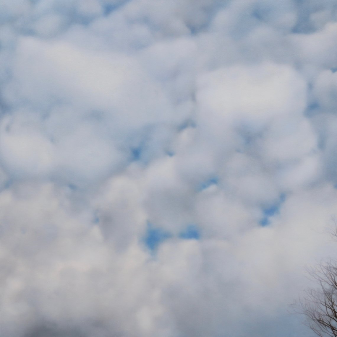 Image of a cloud blue sky